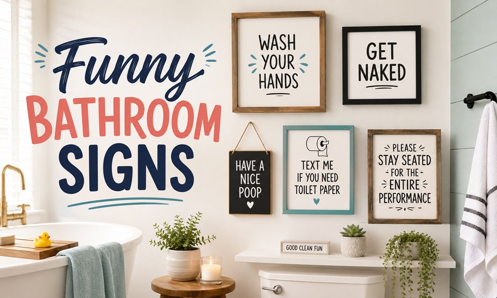 Funny Bathroom Signs