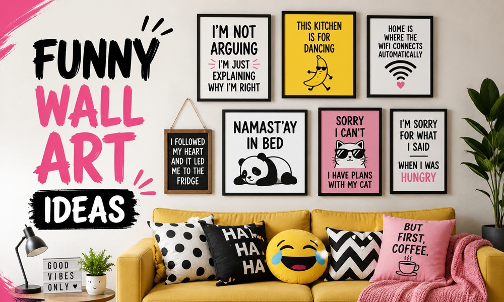 Funny Wall Art Ideas