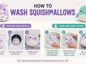 how to wash squishmallows