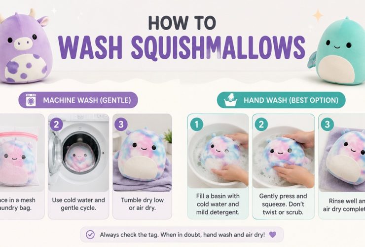 how to wash squishmallows