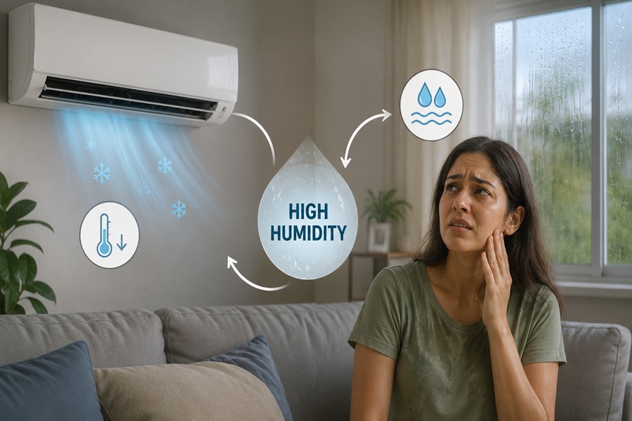Why Does House Feel Humid When the AC Is On